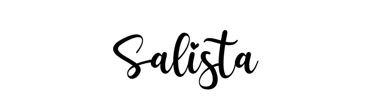 Salista  Frei Schriftart Herunterladen