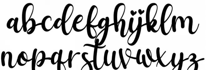 Salista Caratteri MINUSCOLO