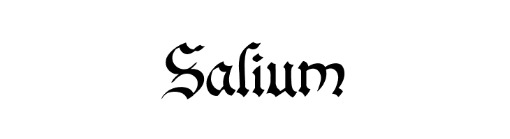 Salium  免费字体下载