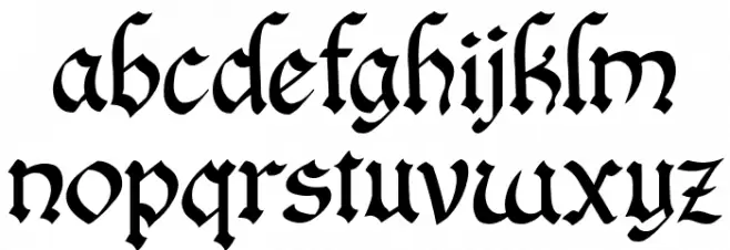 Salium Font Litere mici