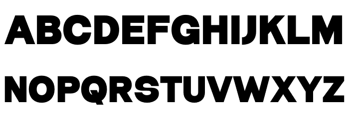 Salker Schriftart Kleinbuchstaben