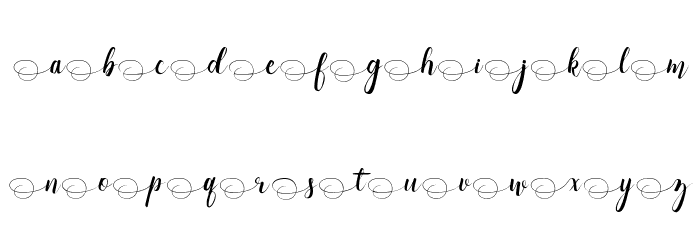 Sallas Alt 1 Demo Font LOWERCASE