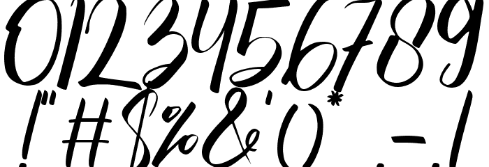 Sallas Demo Font OTHER CHARS