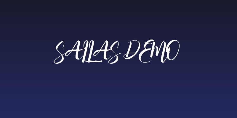 Sallas Demo Social Header