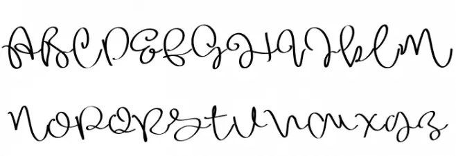 Sallia Schriftart Groß