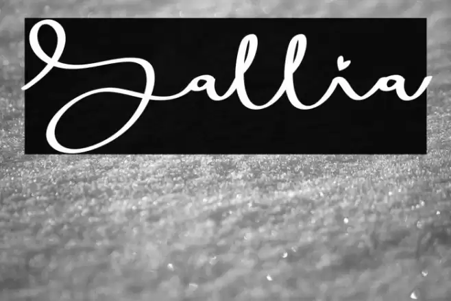 Sallia Font examples