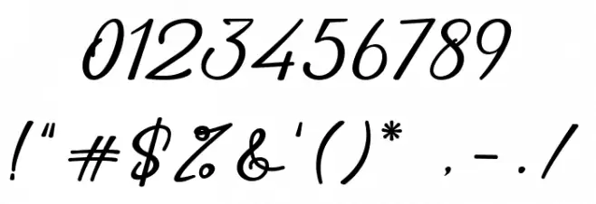 Sallim Font OTHER CHARS