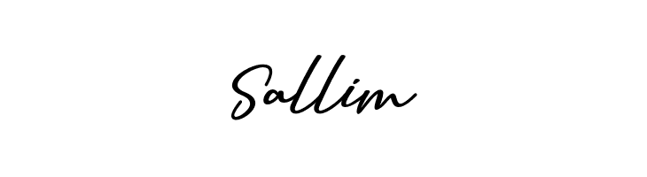 Sallim  font caratteri gratis