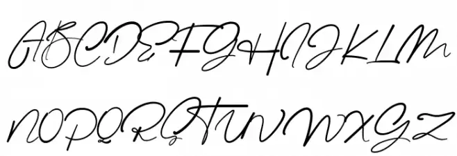 Sallina 字体 大写