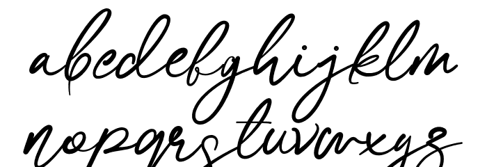 Sallina Font LOWERCASE