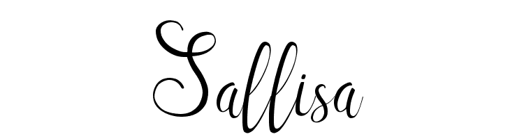 Sallisa  フリーフォントのダウンロード