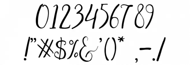 Sallisa Font OTHER CHARS