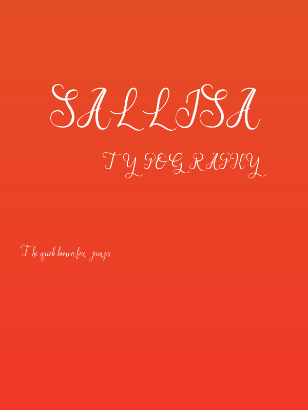 Sallisa Poster