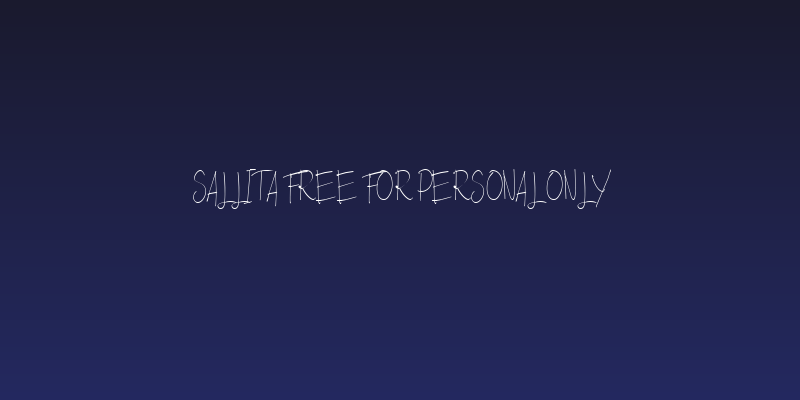 Sallita Free for personal only Social Header