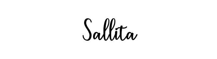 Sallita  नि: शुल्क फ़ॉन्ट्स डाउनलोड