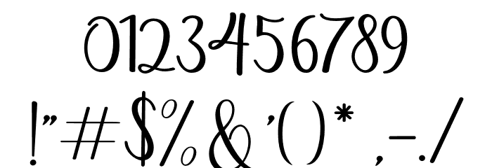 Sallita Font OTHER CHARS