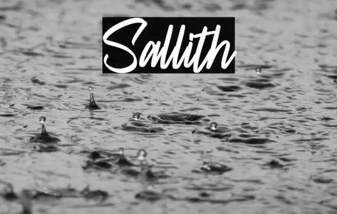 Sallith Caratteri examples