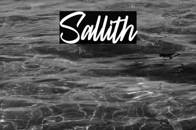 Sallith Caratteri examples