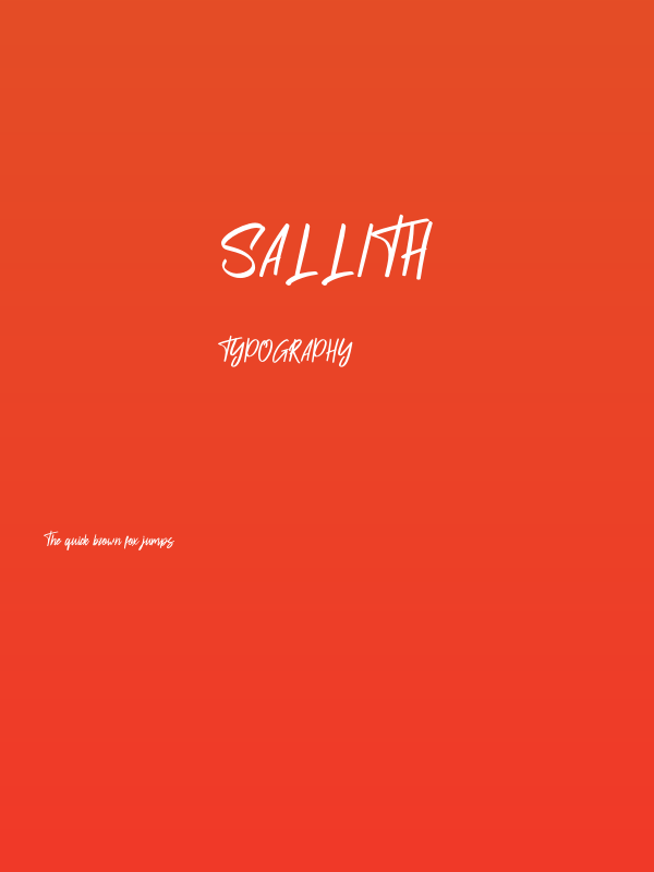 Sallith Poster