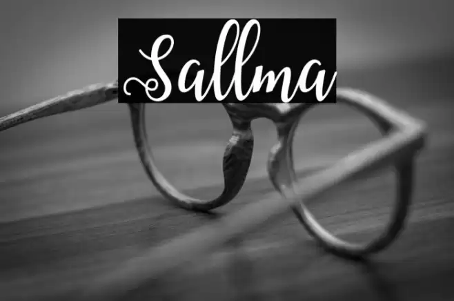 Sallma Font examples