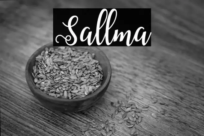 Sallma Font examples