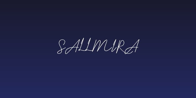 Sallmira Social Header