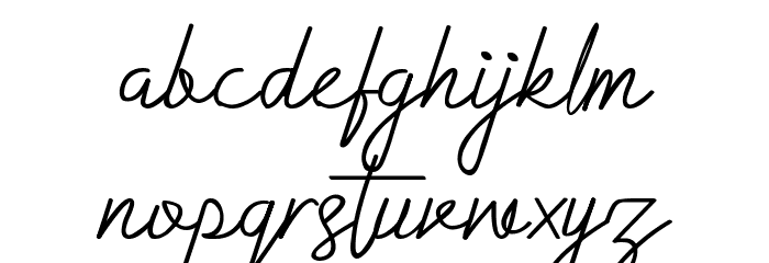 Sallmira Font LOWERCASE