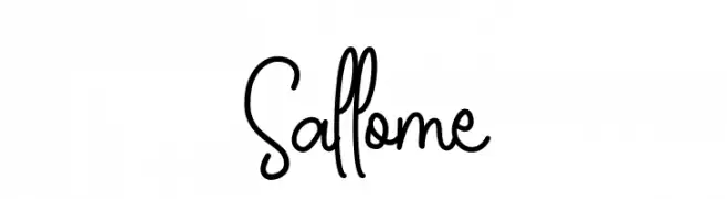 Sallome  baixar fontes gratis
