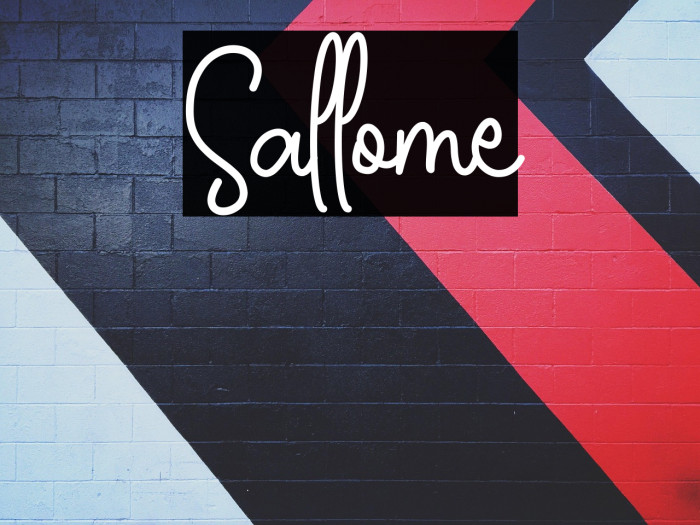 Sallome Example 1