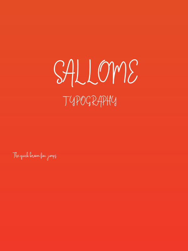 Sallome Poster