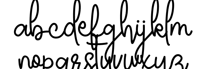 Sallome Font LOWERCASE
