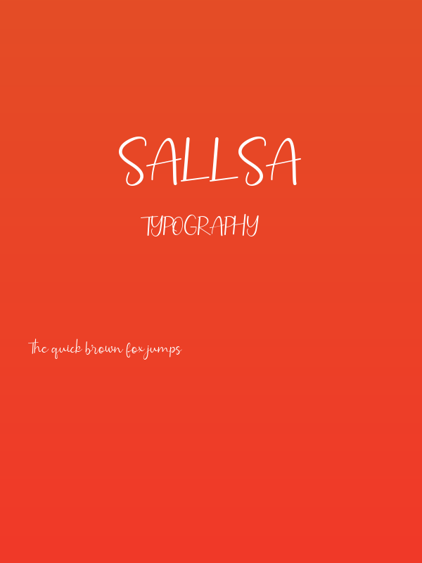 Sallsa Poster
