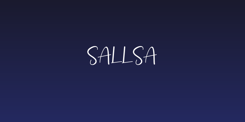Sallsa Social Header