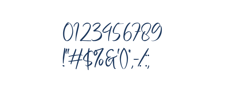 Sallvacia Regular Other Characters