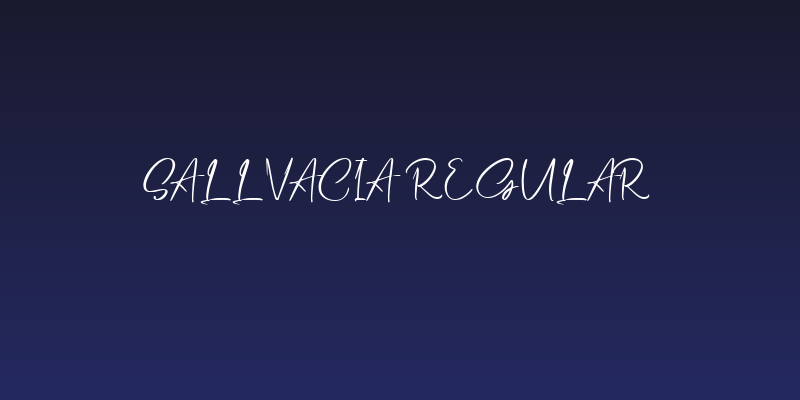 Sallvacia Regular Social Header