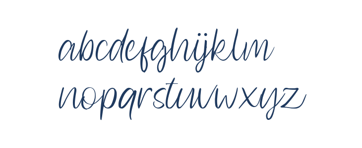 Sallvacia Regular Lowercase