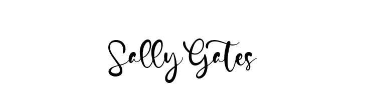 Sally Gates  Free Fonts Download