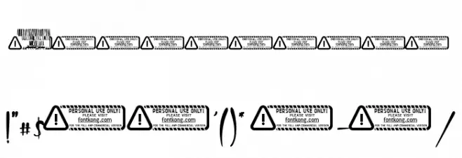 Sally Gates Font OTHER CHARS