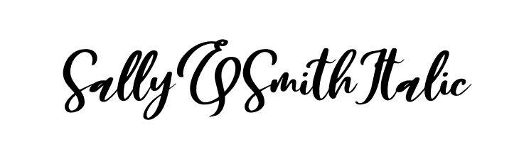 Sally & Smith Italic  免费字体下载