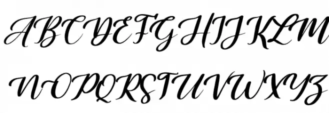 Sally & Smith Italic خط أحرف كبيرة