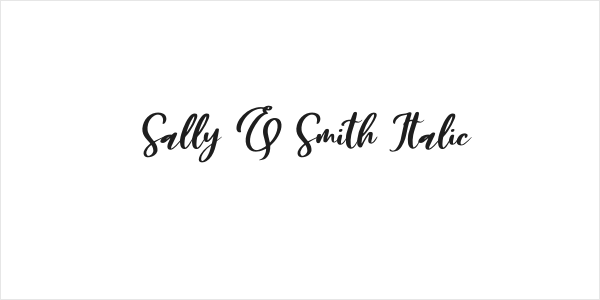 Sally & Smith Italic Logo