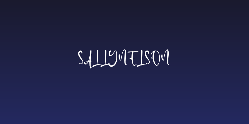 SallyNelson Social Header