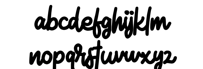 Sallyd FREE Font LOWERCASE