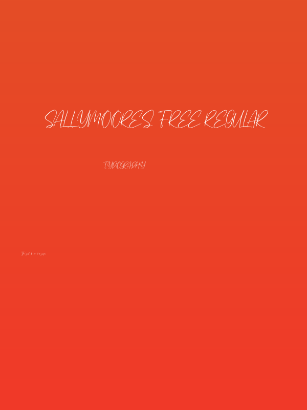 Sallymoores Free Regular Poster