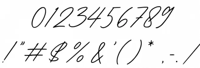 Sallythone Font OTHER CHARS