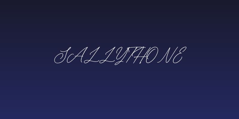 Sallythone Social Header