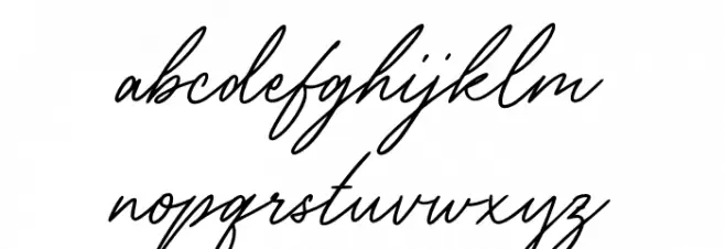 Sallythone Font LOWERCASE