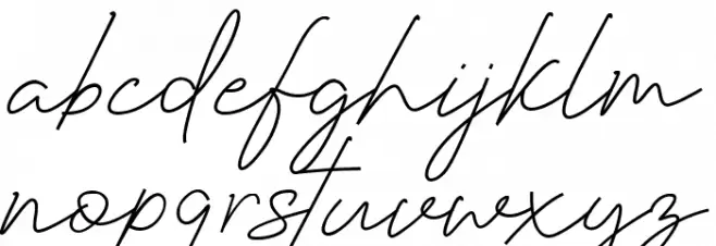 Sallytta 字体 小写