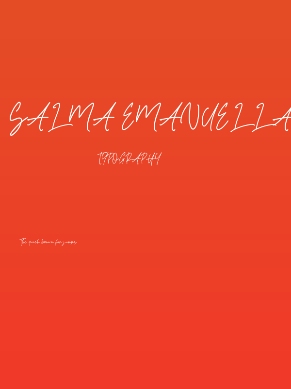 Salma Emanuella Poster