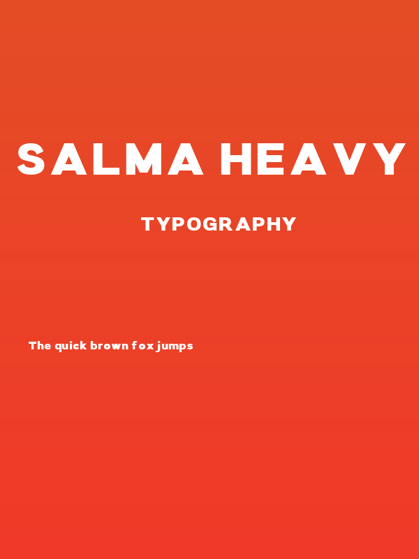 Salma Heavy Extra Black Poster